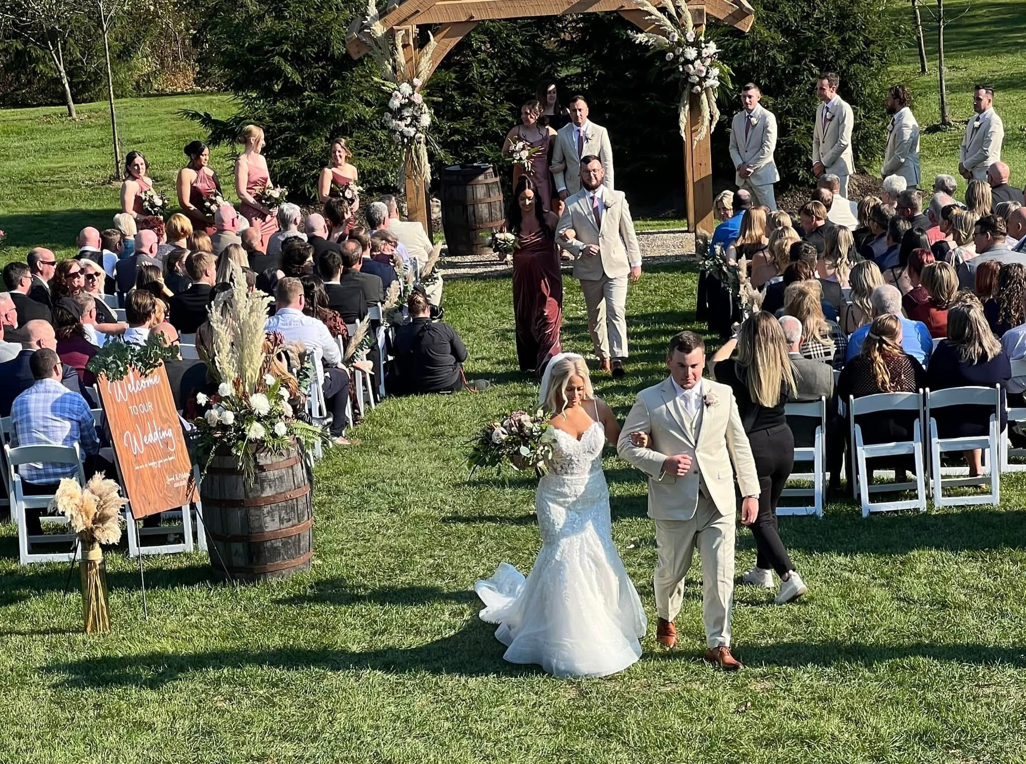 Outdoor wedding